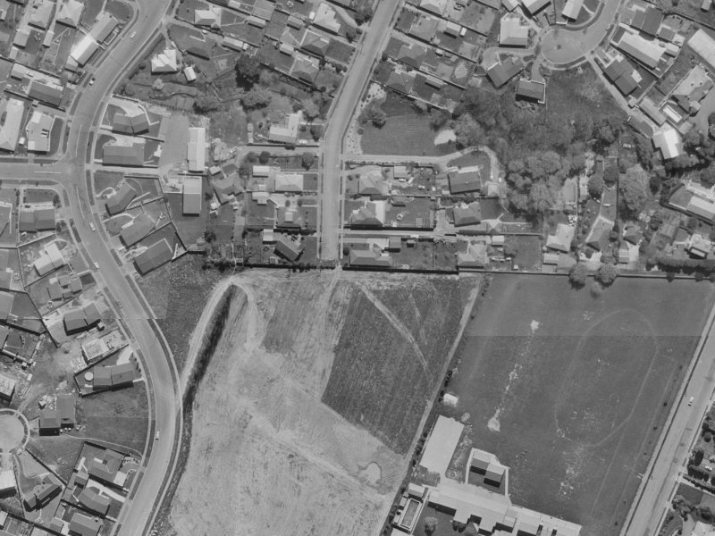 36 Balrudry Street from the air, 1970-1974