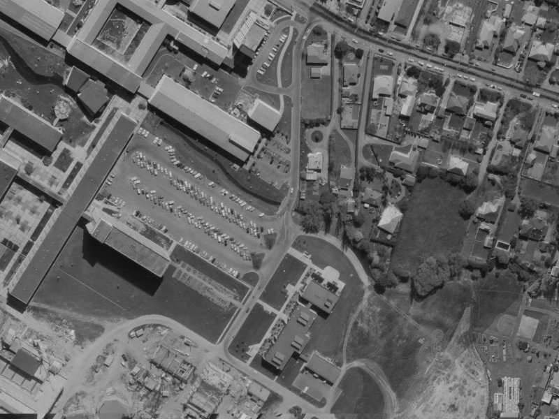 49 Creyke Road from the air, 1970-1974
