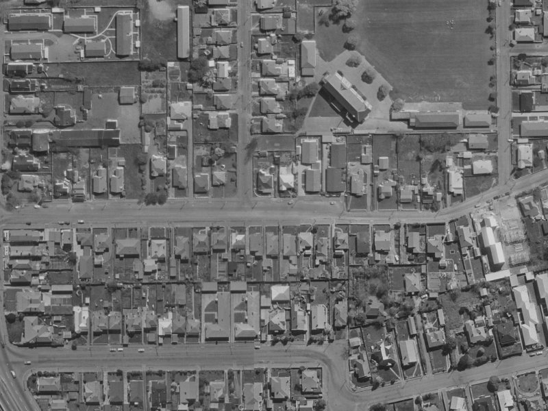 13 Alexandra Street from the air, 1970-1974