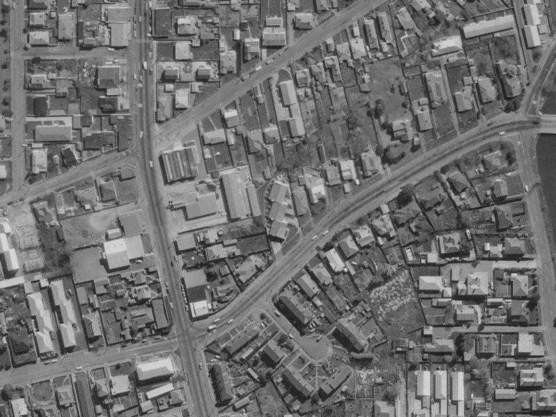 19 Swanns Road from the air, 1970-1974