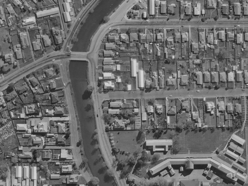 7 Cowlishaw Street from the air, 1970-1974