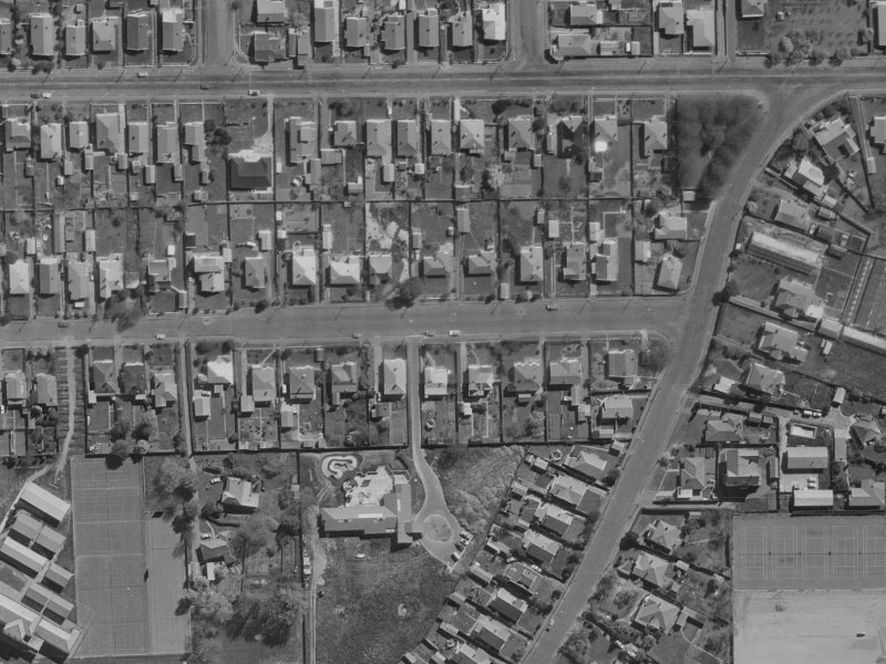 1 Chaddesden Lane from the air, 1970-1974