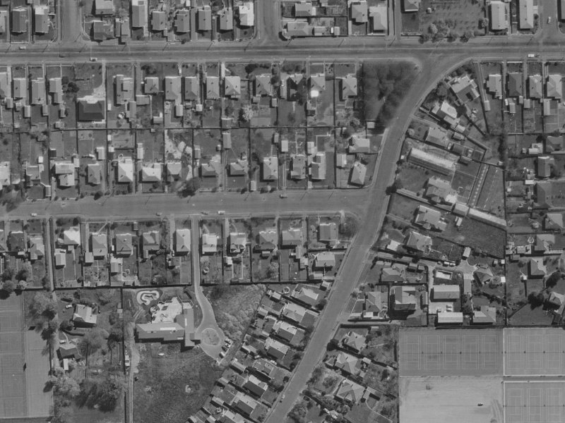 60 Cowlishaw Street from the air, 1970-1974