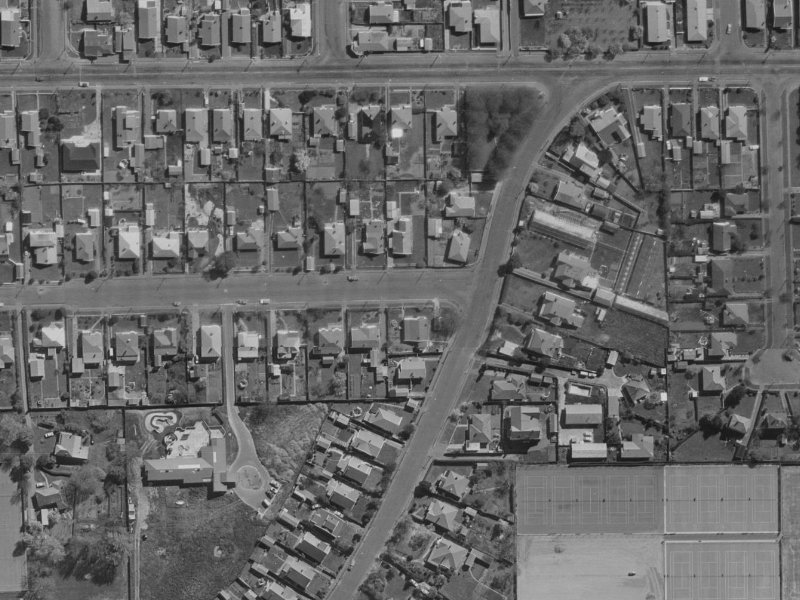 62 Cowlishaw Street from the air, 1970-1974