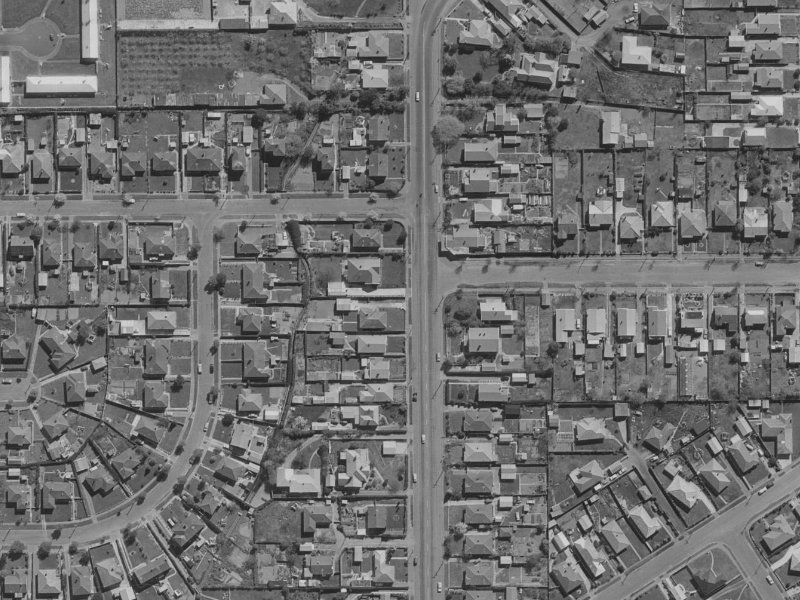 87 Kerrs Road from the air, 1970-1974
