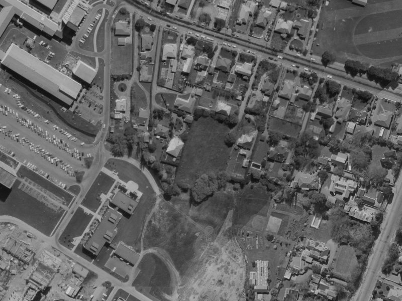 27 Creyke Road from the air, 1970-1974