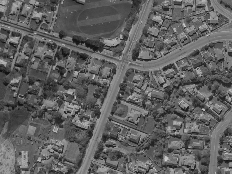 97-99 Clyde Road from the air, 1970-1974