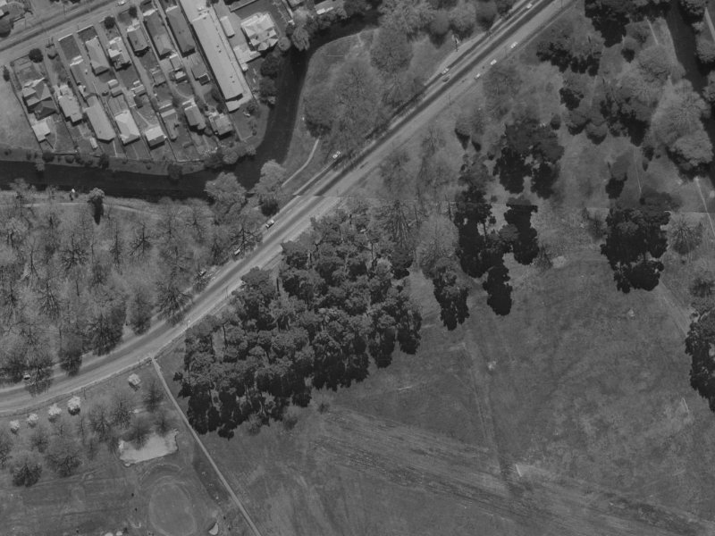 42 Carlton Mill Road from the air, 1970-1974