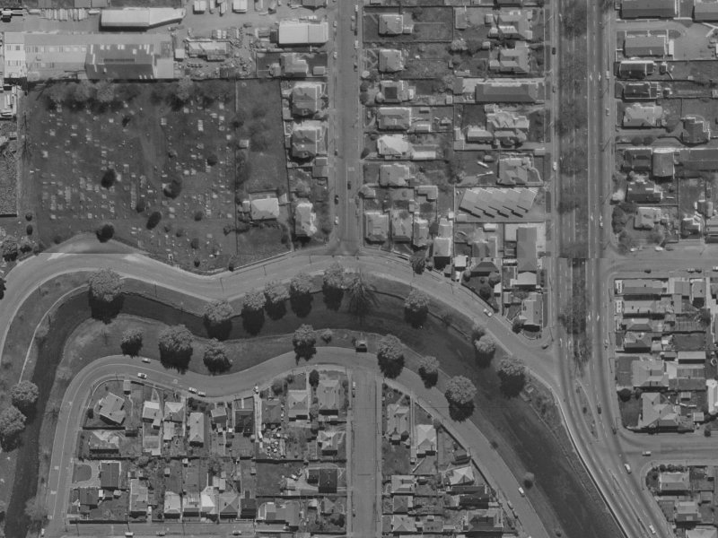 365 Cambridge Terrace from the air, 1970-1974