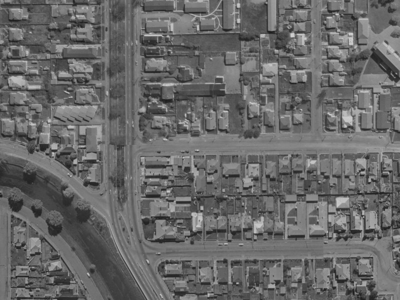 16 Alexandra Street from the air, 1970-1974