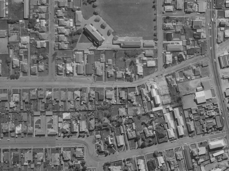 58 Alexandra Street from the air, 1970-1974