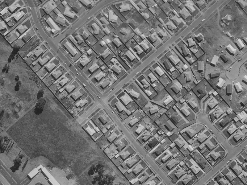 45 Carters Road from the air, 1970-1974