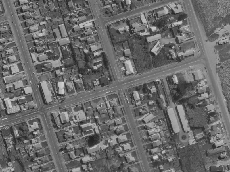 91 Pine Avenue from the air, 1970-1974