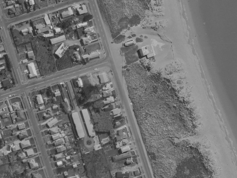 374-376 Marine Parade from the air, 1970-1974