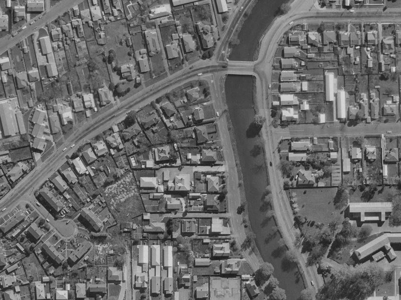 195 River Road from the air, 1970-1974