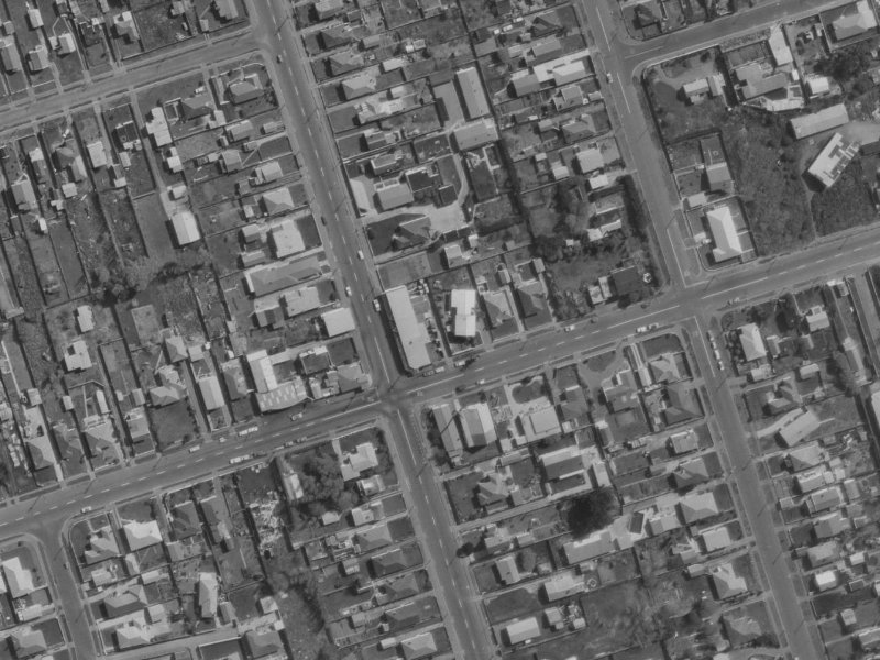95 Estuary Road from the air, 1970-1974
