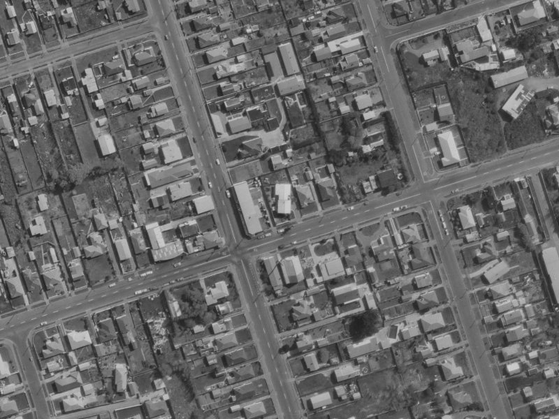 40 Bridge Street from the air, 1970-1974