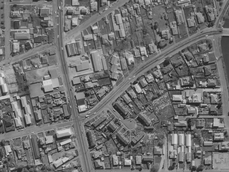 17 Swanns Road from the air, 1970-1974