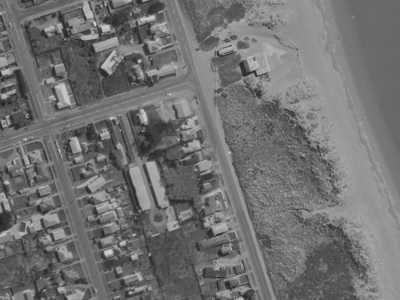 377 Marine Parade from the air, 1970-1974