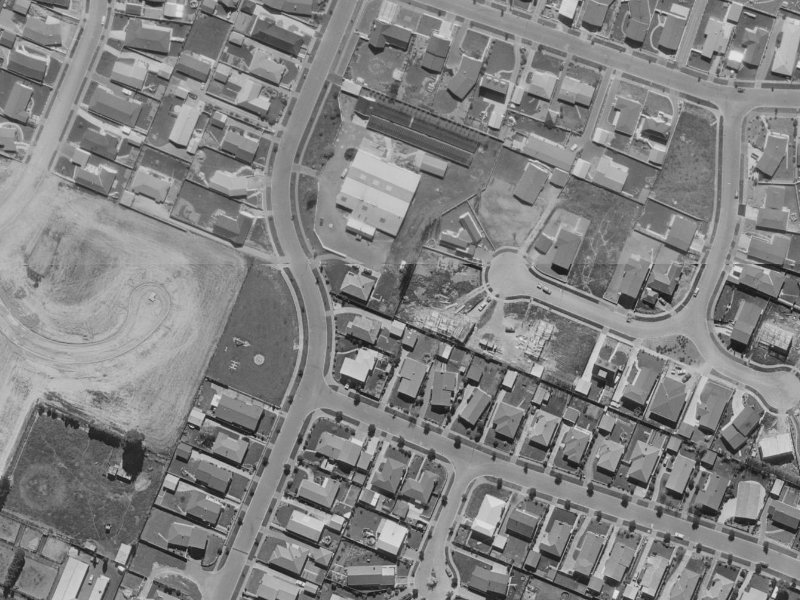 22 Hillcrest Place from the air, 1970-1974