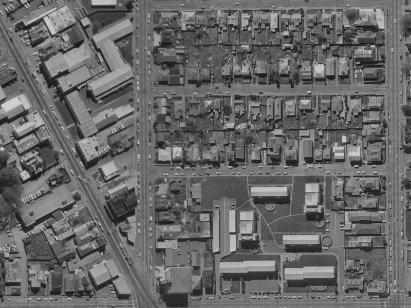 9 Conference Street from the air, 1970-1974