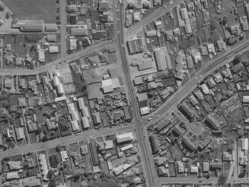 239A Stanmore Road from the air, 1970-1974