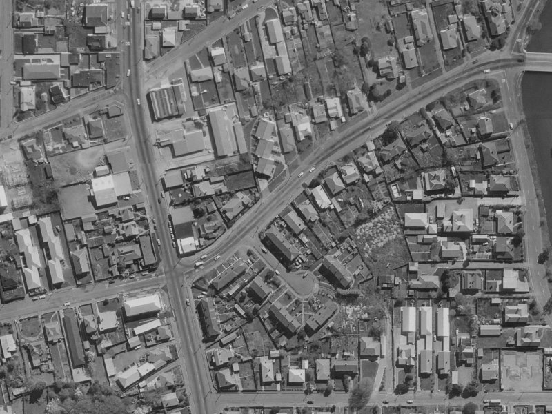18E Swanns Road from the air, 1970-1974