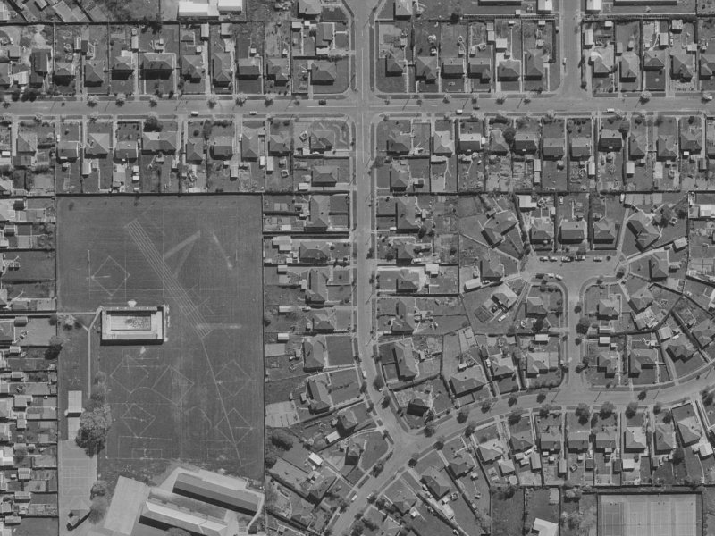17 Holland Street from the air, 1970-1974