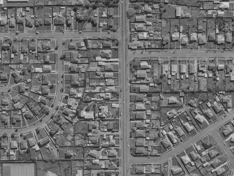 81 Kerrs Road from the air, 1970-1974