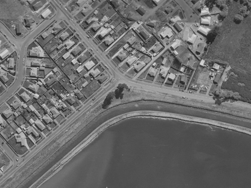 409 Breezes Road from the air, 1970-1974