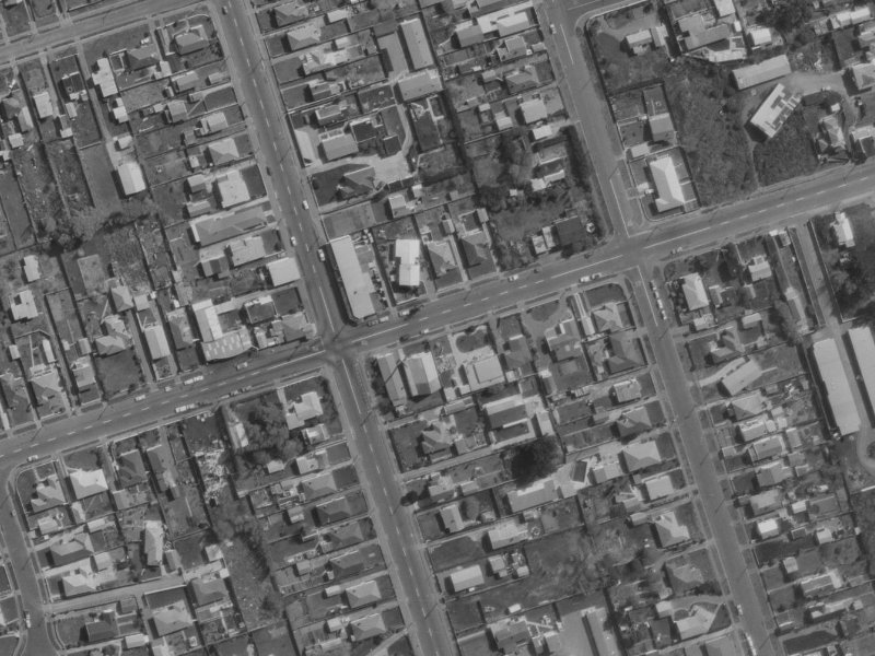 39 Bridge Street from the air, 1970-1974