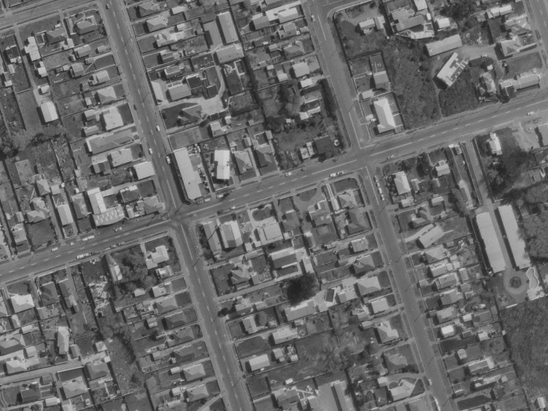 37 Bridge Street from the air, 1970-1974