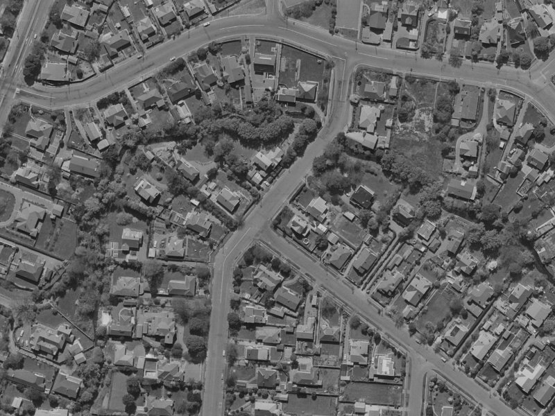 106 Puriri Street from the air, 1970-1974
