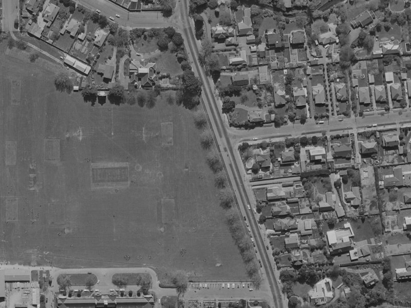 103 Straven Road from the air, 1970-1974