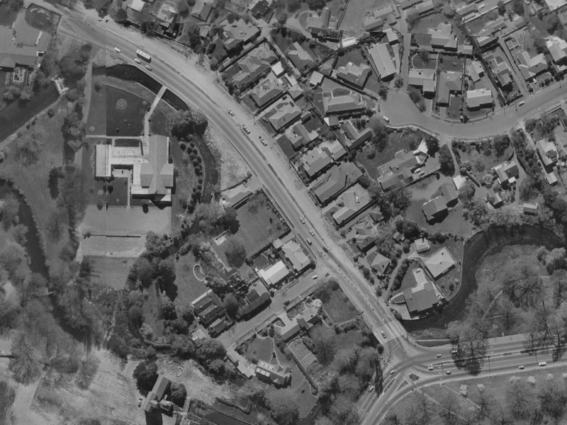 9 Fendalton Road from the air, 1970-1974