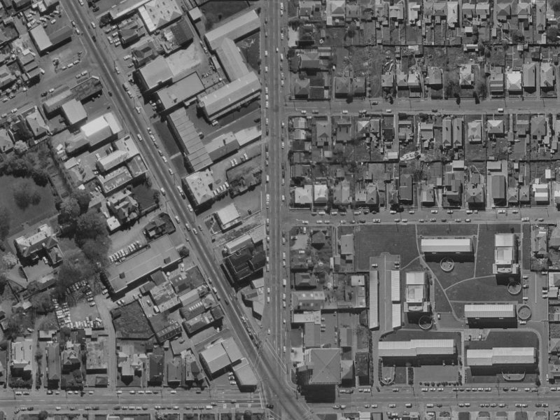 398 Montreal Street from the air, 1970-1974