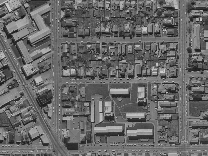 17 Conference Street from the air, 1970-1974