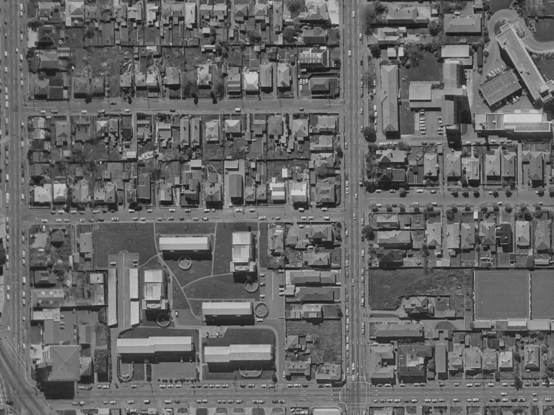 39 Conference Street from the air, 1970-1974