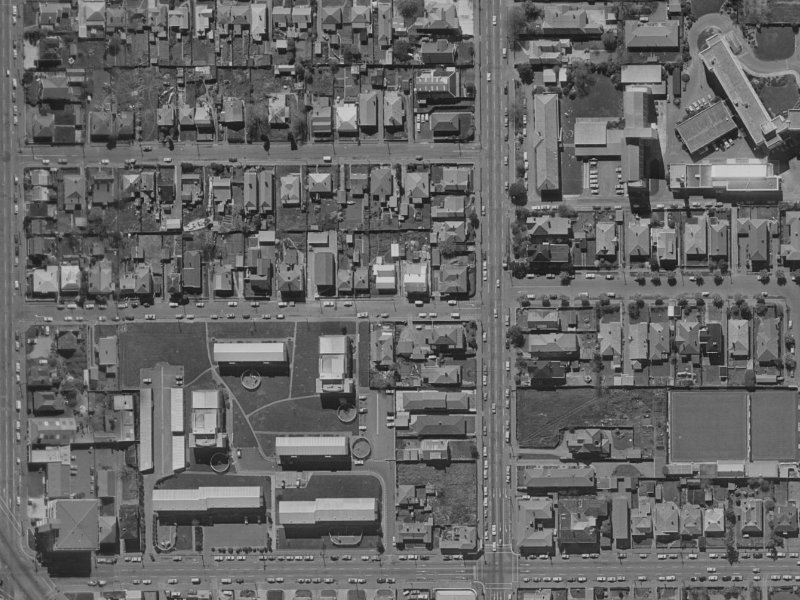 41 Conference Street from the air, 1970-1974