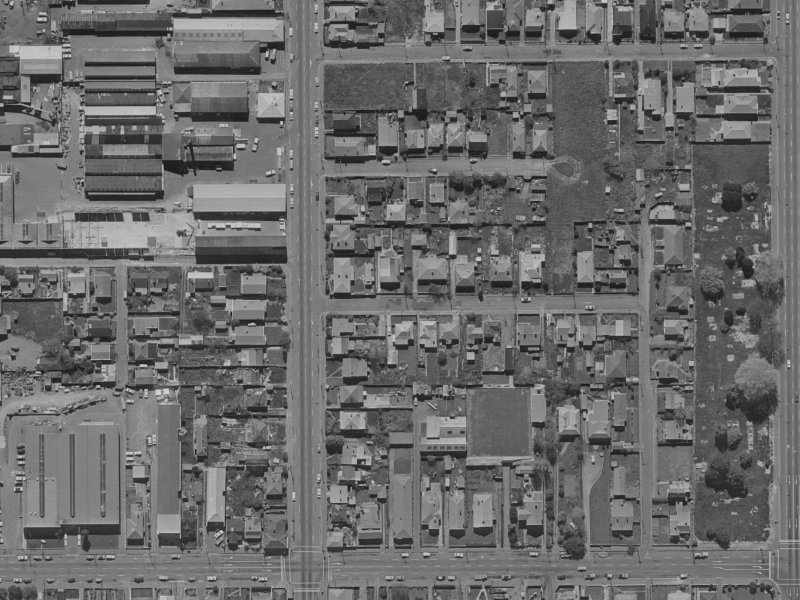35 Ely Street from the air, 1970-1974