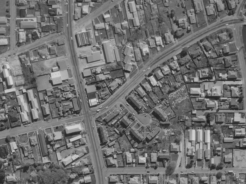 15 Swanns Road from the air, 1970-1974