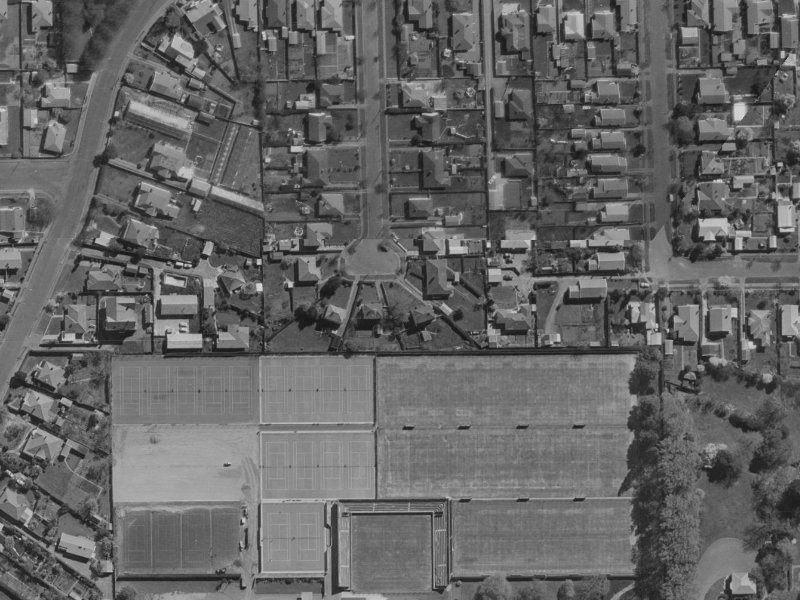 21 Highbury Place from the air, 1970-1974