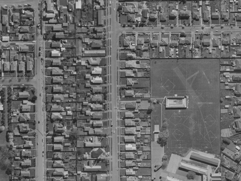 30 Ngarimu Street from the air, 1970-1974