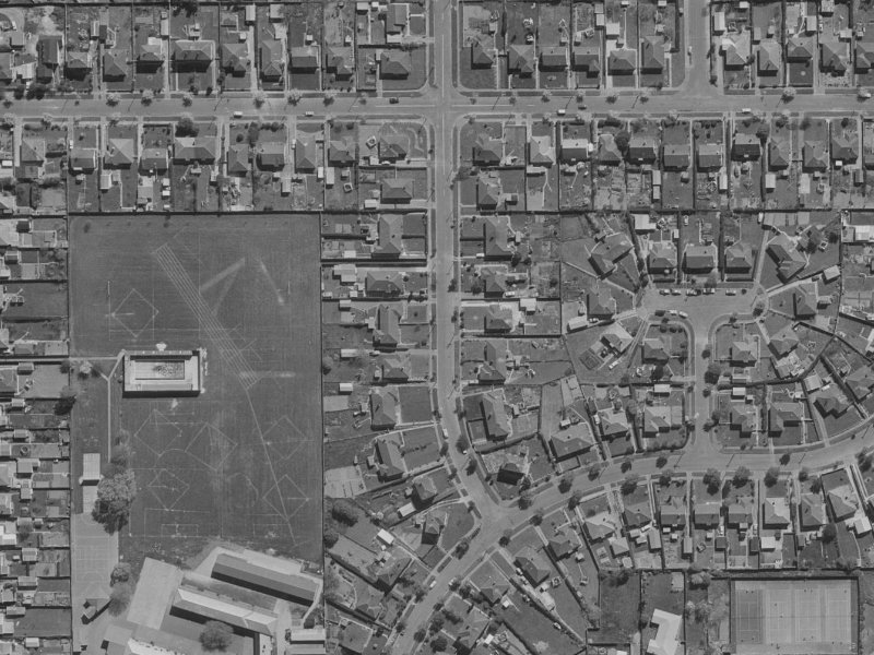 11A Holland Street from the air, 1970-1974