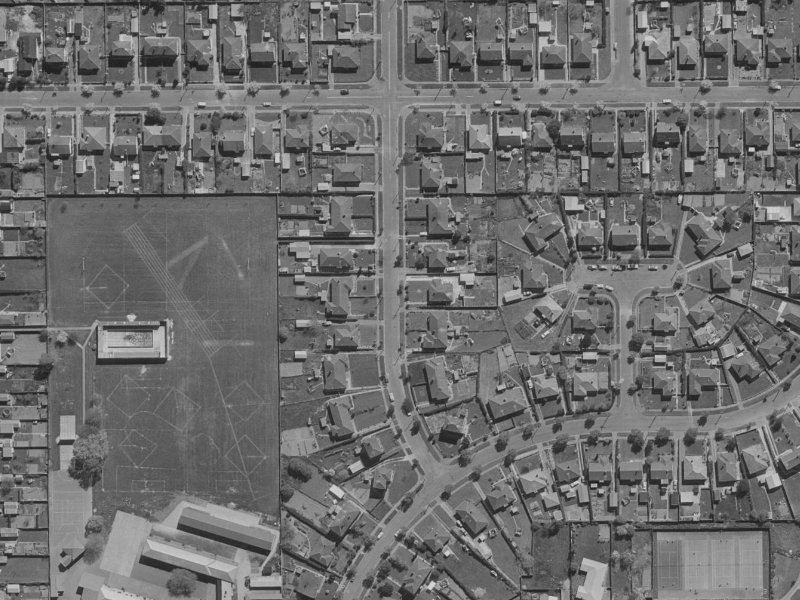 10 Holland Street from the air, 1970-1974