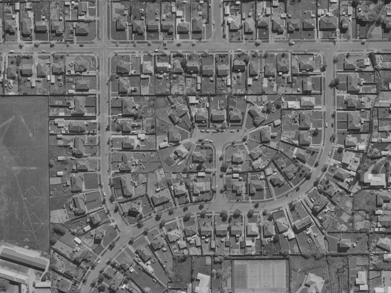 Hartnell Place from the air, 1970-1974