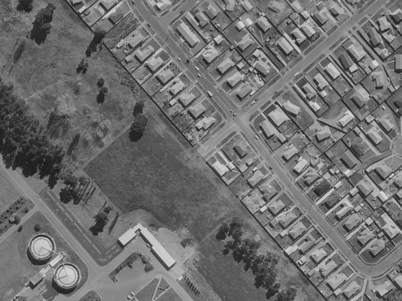 192 Shortland Street from the air, 1970-1974