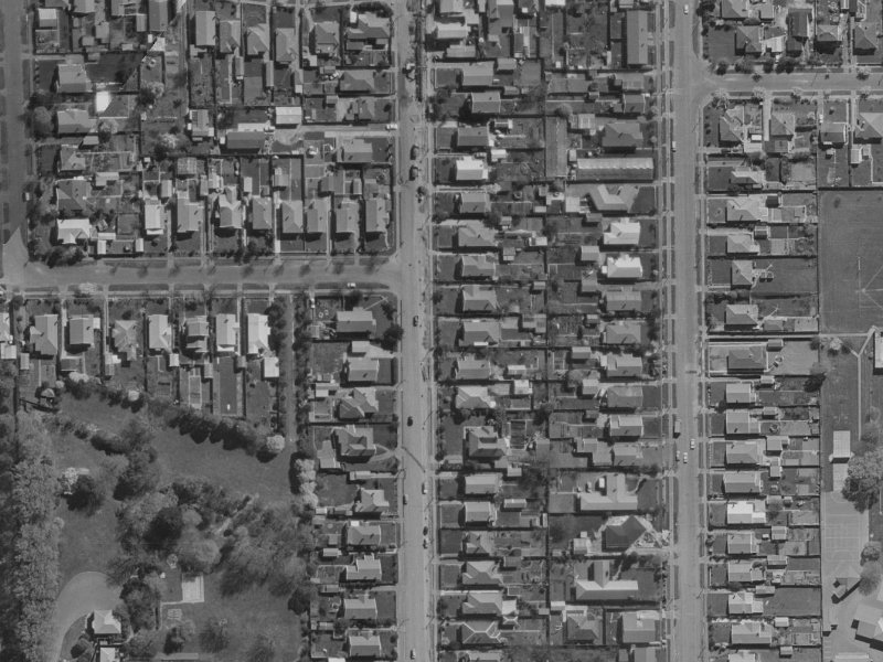 747 Gloucester Street from the air, 1970-1974