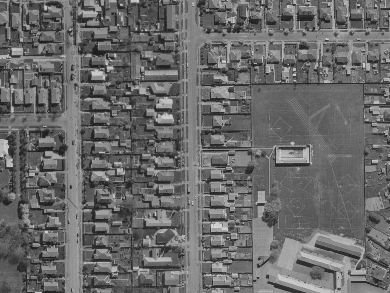 28 Ngarimu Street from the air, 1970-1974