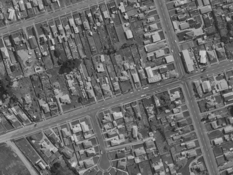 80 Bridge Street from the air, 1970-1974
